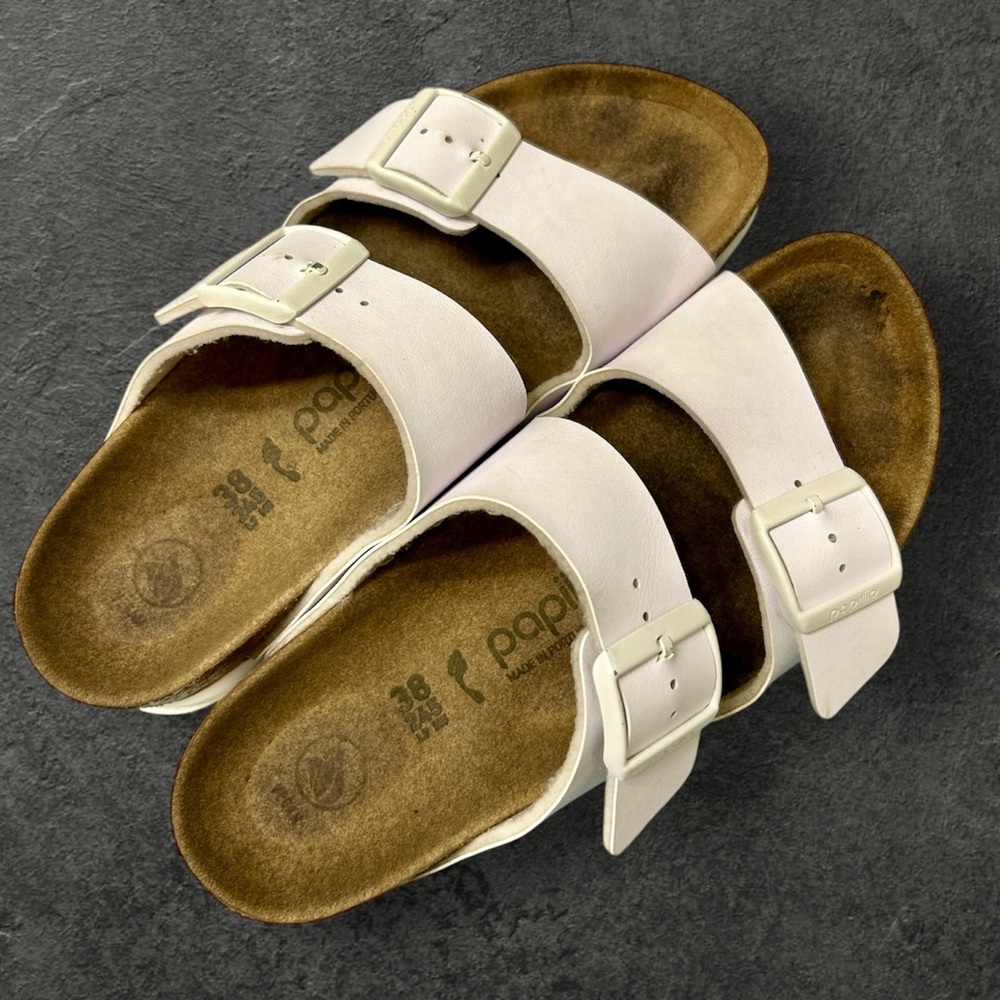 Birkenstock Papillio Arizona Platform Sandals in White, 38 - Picture 2 of 9